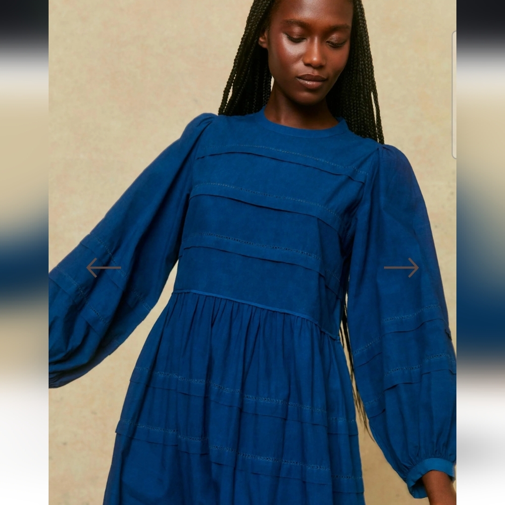 Christy Dawn Indigo Midi Dress - Picture 4 of 15